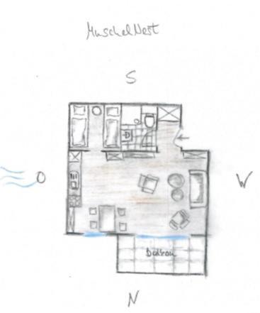 Fewo1846 Strandresidenz Wassersleben - Muschelnest - Stilvolles Studioapartment Mit Balkon هاريسلي المظهر الخارجي الصورة