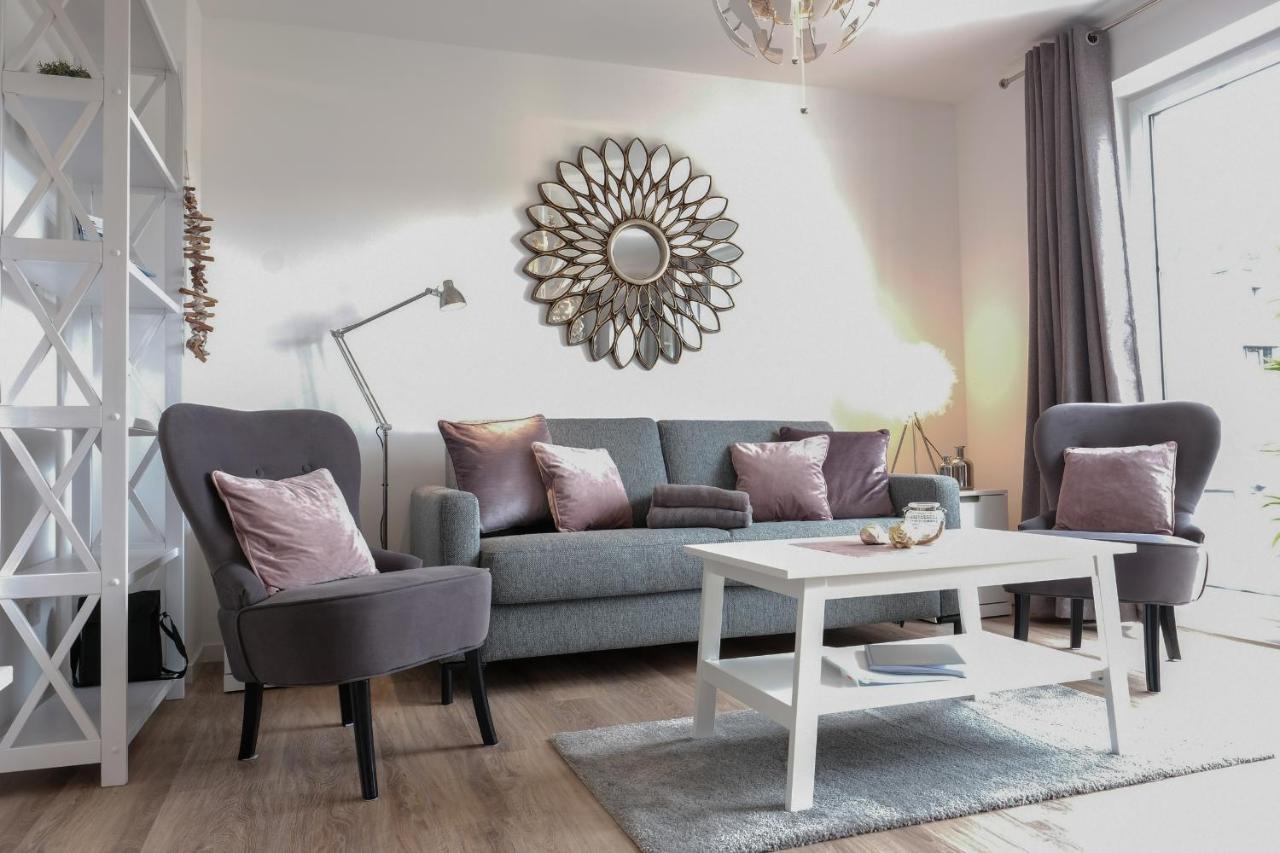 Fewo1846 Strandresidenz Wassersleben - Muschelnest - Stilvolles Studioapartment Mit Balkon هاريسلي المظهر الخارجي الصورة