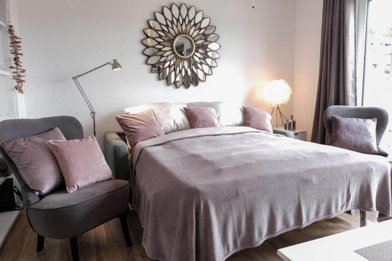 Fewo1846 Strandresidenz Wassersleben - Muschelnest - Stilvolles Studioapartment Mit Balkon هاريسلي المظهر الخارجي الصورة
