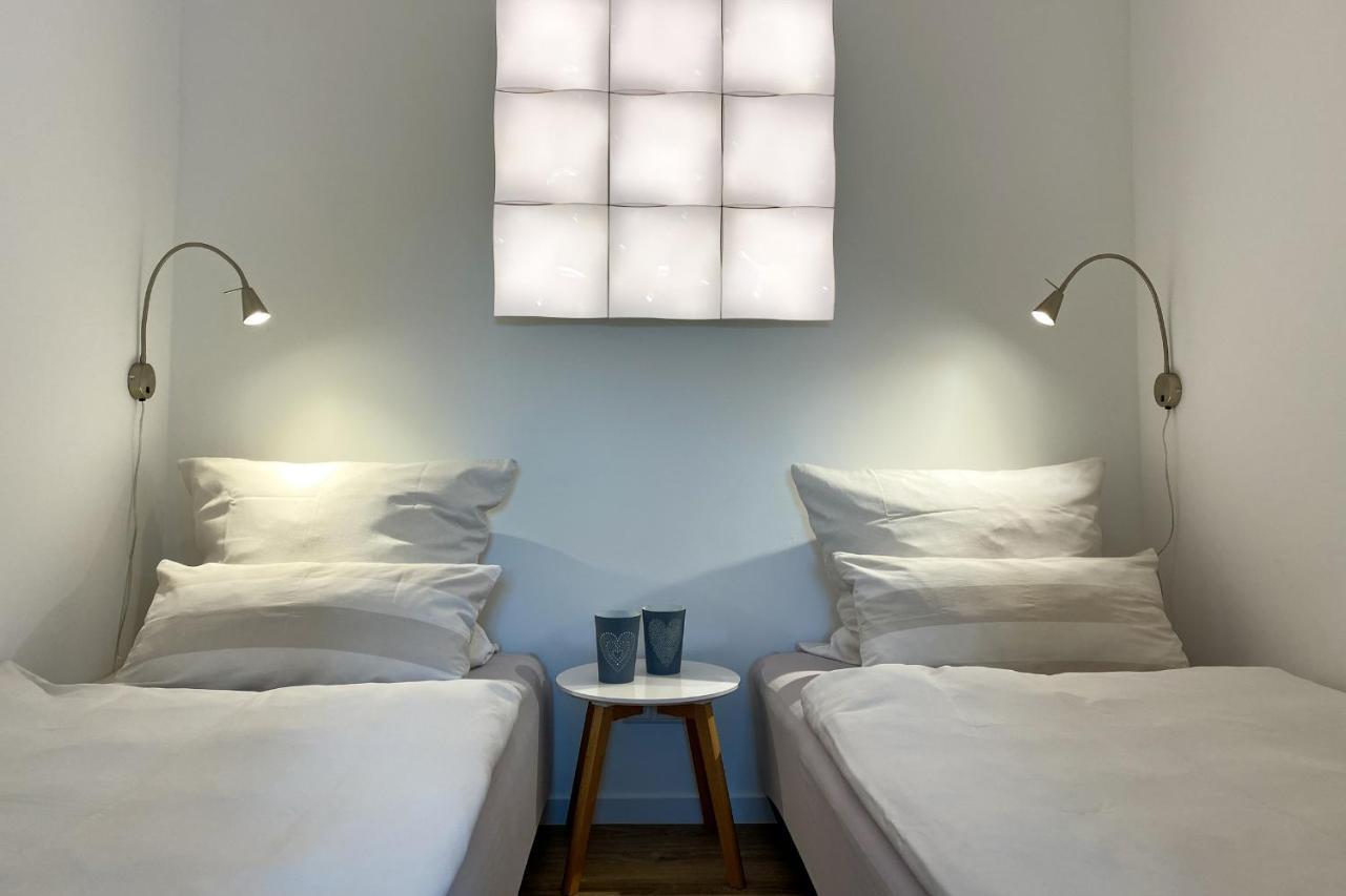 Fewo1846 Strandresidenz Wassersleben - Muschelnest - Stilvolles Studioapartment Mit Balkon هاريسلي المظهر الخارجي الصورة